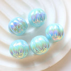 Acrylic new large uv pumpkin beads straight hole loose beads diy bracelet mobile phone chain chain beads jewelry accessories