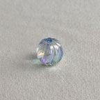 Acrylic 16mm clear uv coated pumpkin beads diy/phone chain beaded pen keychain material loose beads wholesale