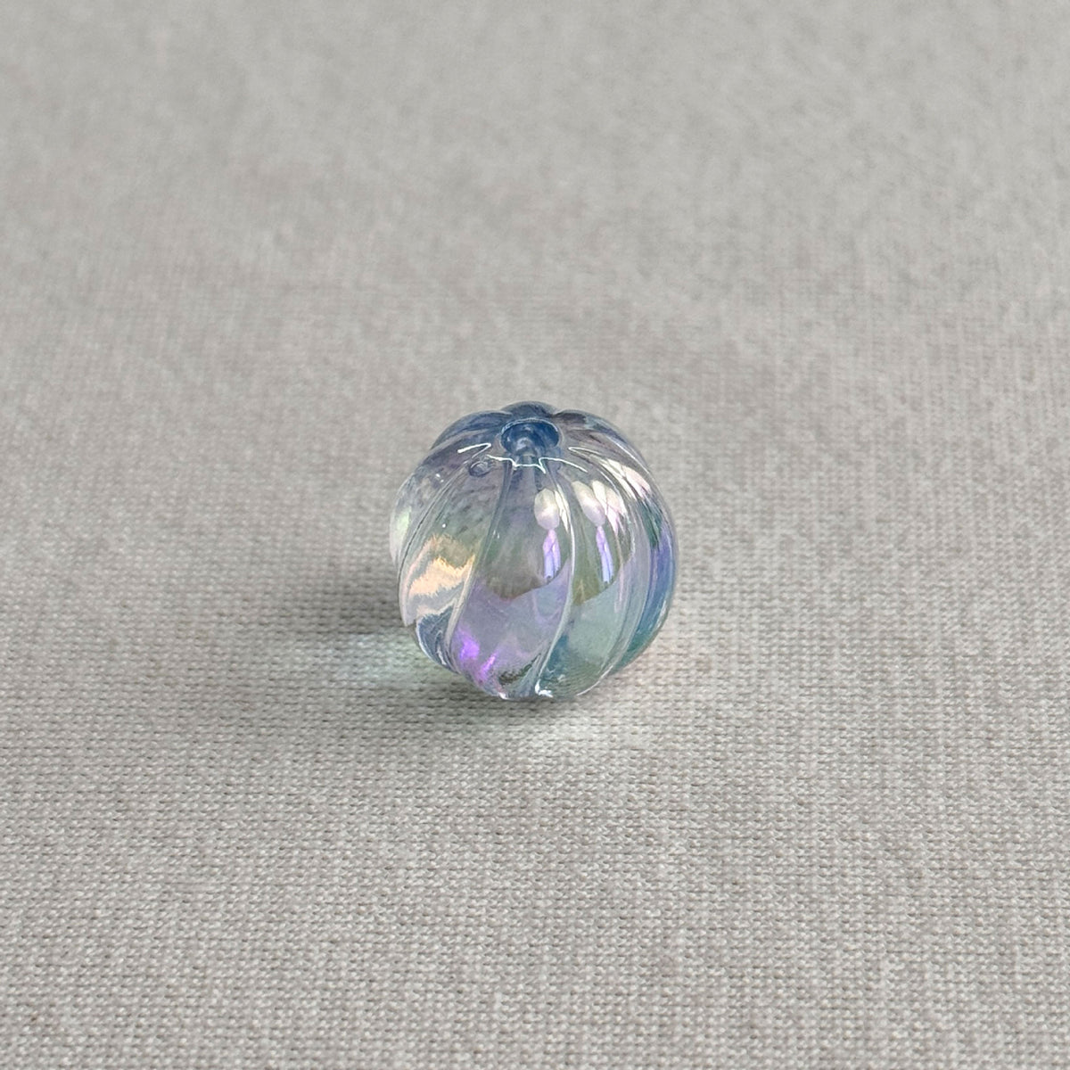 Acrylic 16mm clear uv coated pumpkin beads diy/phone chain beaded pen keychain material loose beads wholesale