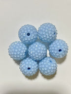 New 16mm 20mm resin rhinestone ball loose beads diy bracelet phone chain keychain necklace pendant beading accessories