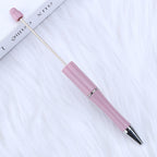 Beaded pen wholesale - diy creative cute beaded ballpoint pen - uv electroplated beaded pen - tri-color gradient beaded pen