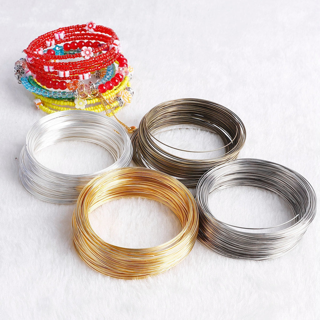 Diy handmade jewelry accessories bracelet ring collar ring steel wire memory steel wire bracelet necklace