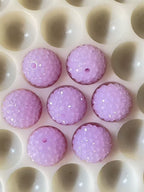 New 16mm 20mm resin rhinestone ball loose beads diy bracelet phone chain keychain necklace pendant beading accessories