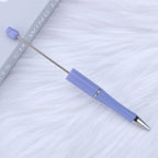 Beaded pen wholesale - diy creative cute beaded ballpoint pen - uv electroplated beaded pen - tri-color gradient beaded pen