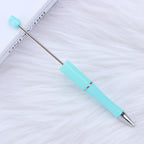 Beaded pen wholesale - diy creative cute beaded ballpoint pen - uv electroplated beaded pen - tri-color gradient beaded pen