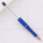 Beaded pen wholesale - diy creative cute beaded ballpoint pen - uv electroplated beaded pen - tri-color gradient beaded pen