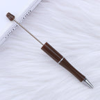 Beaded pen wholesale - diy creative cute beaded ballpoint pen - uv electroplated beaded pen - tri-color gradient beaded pen