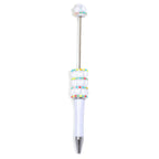 New Korean‑Style Full‑Rhinestone Ballpoint Pen, Luxury Heavy‑Duty Inlaid Rhinestone Kawaii Bead Guka Pen, High‑Aesthetic DIY Beaded Pen