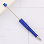 Beaded pen wholesale - diy creative cute beaded ballpoint pen - uv electroplated beaded pen - tri-color gradient beaded pen