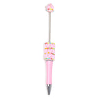 New Korean‑Style Full‑Rhinestone Ballpoint Pen, Luxury Heavy‑Duty Inlaid Rhinestone Kawaii Bead Guka Pen, High‑Aesthetic DIY Beaded Pen
