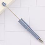 Beaded pen wholesale - diy creative cute beaded ballpoint pen - uv electroplated beaded pen - tri-color gradient beaded pen