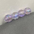 Transparent solid color faceted fantasy football beads globe beads colorful lamp beads diy bag bracelet bracelet car hanging accessories