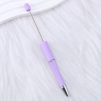 Beaded pen wholesale - diy creative cute beaded ballpoint pen - uv electroplated beaded pen - tri-color gradient beaded pen