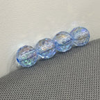 Transparent solid color faceted fantasy football beads globe beads colorful lamp beads diy bag bracelet bracelet car hanging accessories