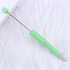 Beaded pen wholesale - diy creative cute beaded ballpoint pen - uv electroplated beaded pen - tri-color gradient beaded pen