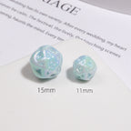 Color-plated uv wool ball beads colorful hanging chain beads baby clothes accessories mobile phone chain bracelet diy jewelry accessories