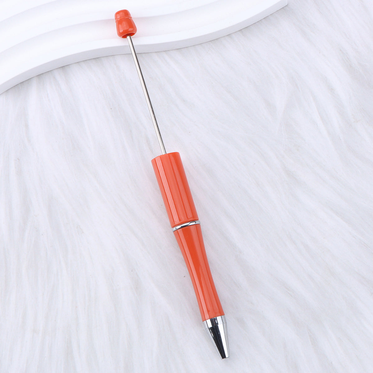 Beaded pen wholesale - diy creative cute beaded ballpoint pen - uv electroplated beaded pen - tri-color gradient beaded pen