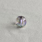 Acrylic 16mm clear uv coated pumpkin beads diy/phone chain beaded pen keychain material loose beads wholesale