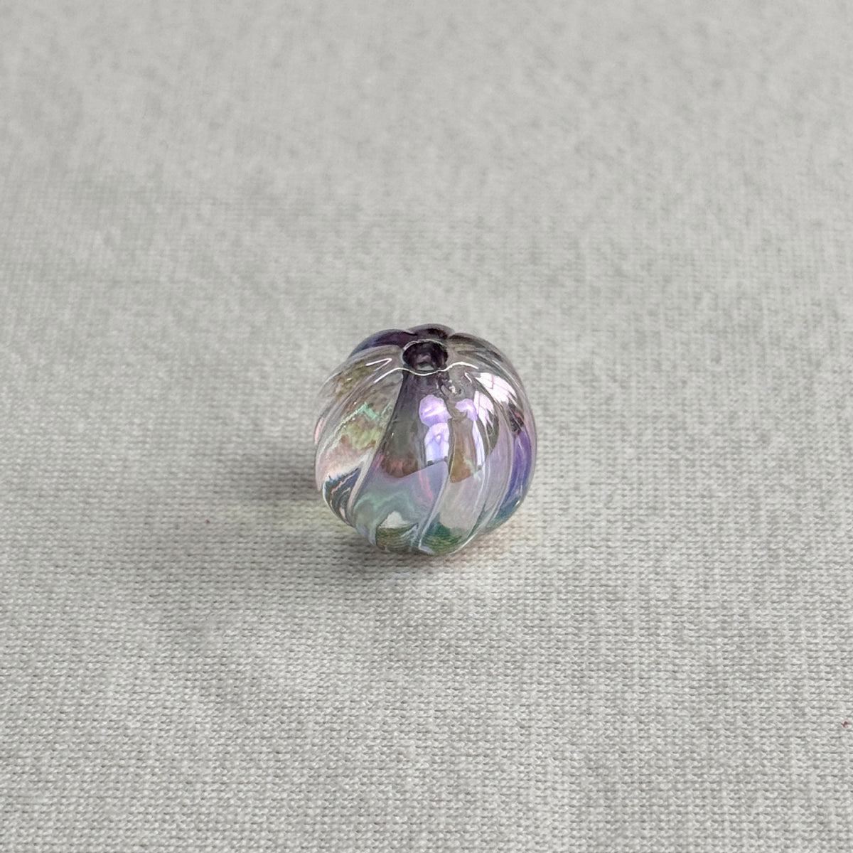 Acrylic 16mm clear uv coated pumpkin beads diy/phone chain beaded pen keychain material loose beads wholesale