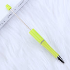 Beaded pen wholesale - diy creative cute beaded ballpoint pen - uv electroplated beaded pen - tri-color gradient beaded pen