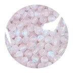 Starry sky fine glitter resin straight hole round beads cat eye acrylic beads diy earrings bracelet beaded necklace handmade accessories