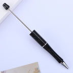 Beaded pen wholesale - diy creative cute beaded ballpoint pen - uv electroplated beaded pen - tri-color gradient beaded pen
