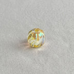 Acrylic 16mm clear uv coated pumpkin beads diy/phone chain beaded pen keychain material loose beads wholesale
