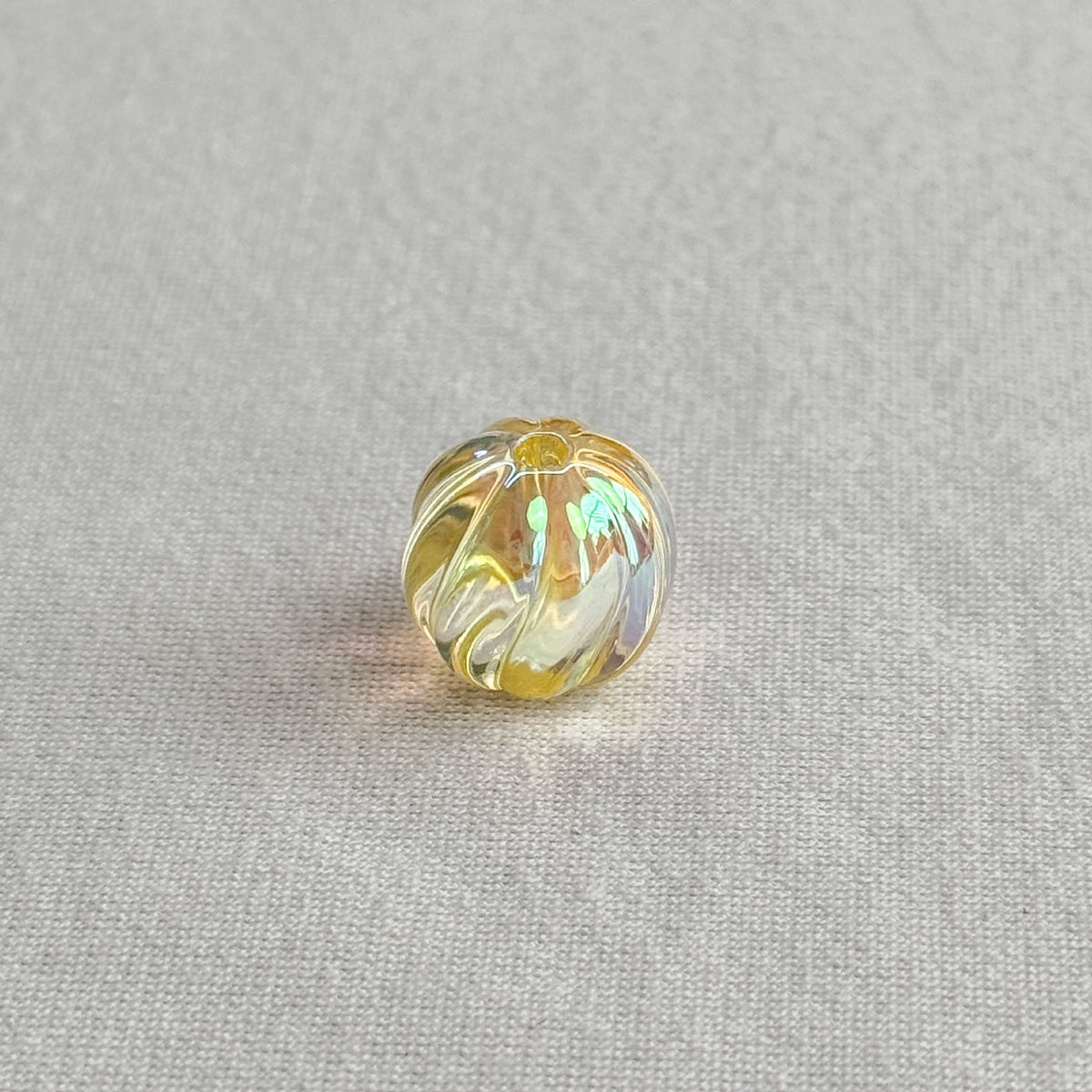Acrylic 16mm clear uv coated pumpkin beads diy/phone chain beaded pen keychain material loose beads wholesale