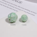Color-plated uv wool ball beads colorful hanging chain beads baby clothes accessories mobile phone chain bracelet diy jewelry accessories
