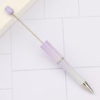 Beaded pen wholesale - diy creative cute beaded ballpoint pen - uv electroplated beaded pen - tri-color gradient beaded pen