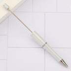 Beaded pen wholesale - diy creative cute beaded ballpoint pen - uv electroplated beaded pen - tri-color gradient beaded pen