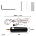 USB Powered Mini Electric Drill, Handheld Drilling Tool for DIY Epoxy Resin Crafts, Pearl Bead Drilling Hole Maker, Comes with Jewelry Eye Screws