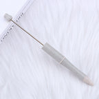 Beaded pen wholesale - diy creative cute beaded ballpoint pen - uv electroplated beaded pen - tri-color gradient beaded pen