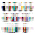 Beaded pen wholesale - diy creative cute beaded ballpoint pen - uv electroplated beaded pen - tri-color gradient beaded pen