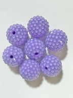 New 16mm 20mm resin rhinestone ball loose beads diy bracelet phone chain keychain necklace pendant beading accessories