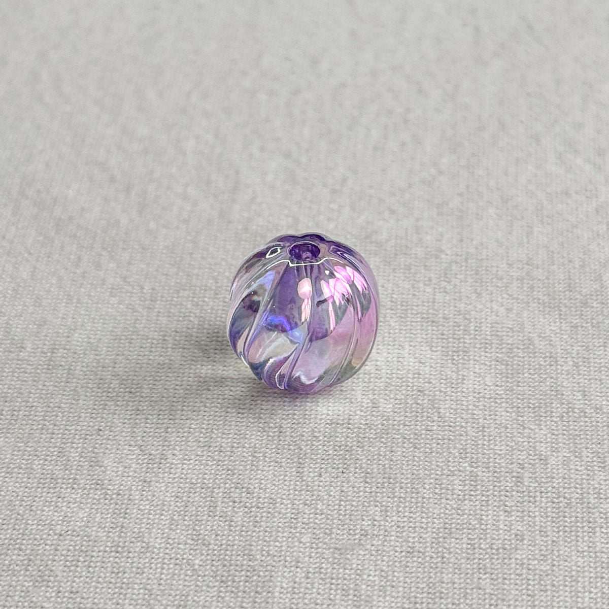 Acrylic 16mm clear uv coated pumpkin beads diy/phone chain beaded pen keychain material loose beads wholesale