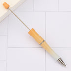 Beaded pen wholesale - diy creative cute beaded ballpoint pen - uv electroplated beaded pen - tri-color gradient beaded pen