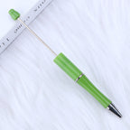 Beaded pen wholesale - diy creative cute beaded ballpoint pen - uv electroplated beaded pen - tri-color gradient beaded pen