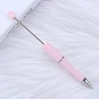Beaded pen wholesale - diy creative cute beaded ballpoint pen - uv electroplated beaded pen - tri-color gradient beaded pen