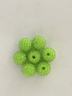 New 16mm 20mm resin rhinestone ball loose beads diy bracelet phone chain keychain necklace pendant beading accessories
