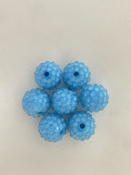 New 16mm 20mm resin rhinestone ball loose beads diy bracelet phone chain keychain necklace pendant beading accessories