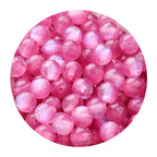 Starry sky fine glitter resin straight hole round beads cat eye acrylic beads diy earrings bracelet beaded necklace handmade accessories