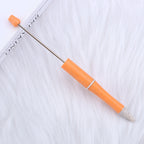 Beaded pen wholesale - diy creative cute beaded ballpoint pen - uv electroplated beaded pen - tri-color gradient beaded pen