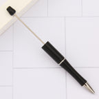 Beaded pen wholesale - diy creative cute beaded ballpoint pen - uv electroplated beaded pen - tri-color gradient beaded pen