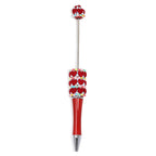 New Korean‑Style Full‑Rhinestone Ballpoint Pen, Luxury Heavy‑Duty Inlaid Rhinestone Kawaii Bead Guka Pen, High‑Aesthetic DIY Beaded Pen