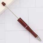 Beaded pen wholesale - diy creative cute beaded ballpoint pen - uv electroplated beaded pen - tri-color gradient beaded pen