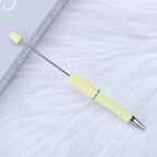 Beaded pen wholesale - diy creative cute beaded ballpoint pen - uv electroplated beaded pen - tri-color gradient beaded pen