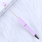 Beaded pen wholesale - diy creative cute beaded ballpoint pen - uv electroplated beaded pen - tri-color gradient beaded pen
