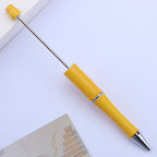 Beaded pen wholesale - diy creative cute beaded ballpoint pen - uv electroplated beaded pen - tri-color gradient beaded pen