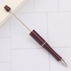 Beaded pen wholesale - diy creative cute beaded ballpoint pen - uv electroplated beaded pen - tri-color gradient beaded pen